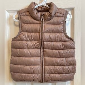 Old Navy Brown Puffer Vest for Kids